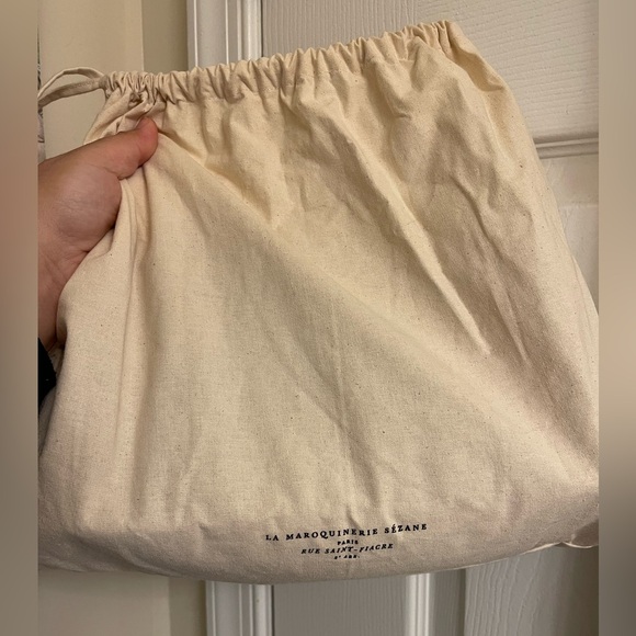 Sezane Isabelle Raffia Bag. Lilac. Excellent condition. Comes with bag. - Picture 6 of 8